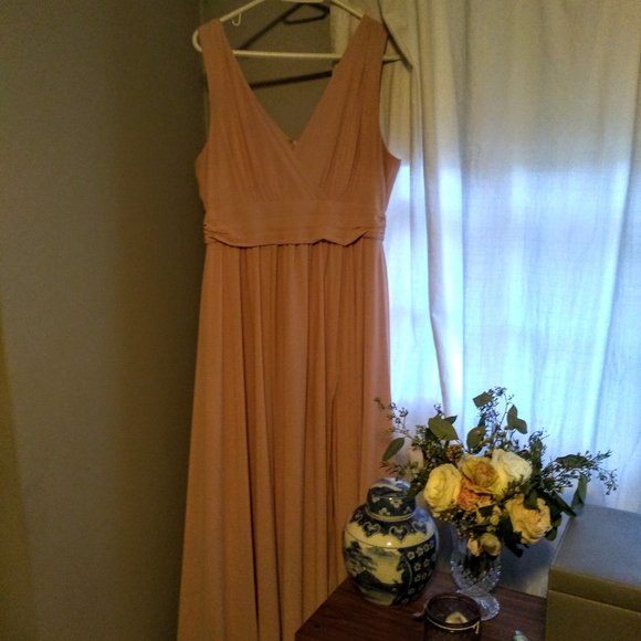 Lulu's Thoughts of Hue Blush Bridesmaid Dress - Picture 3 of 3